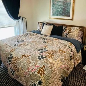 King Size Marimekko Pieni Letto Comforter + Shams Bedding Set